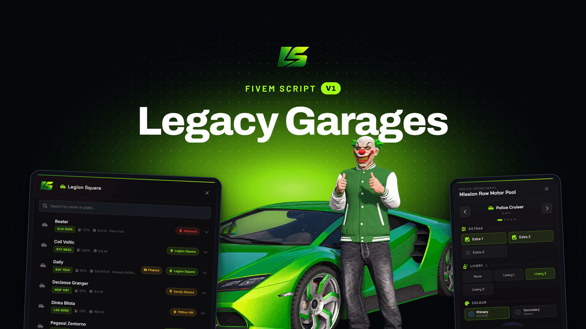 Legacy Garages (Open)